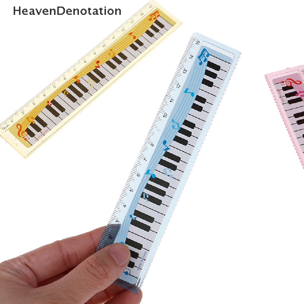 [HeavenDenotation] 1pc music ruler primary school students painting measuring scale creative ruler