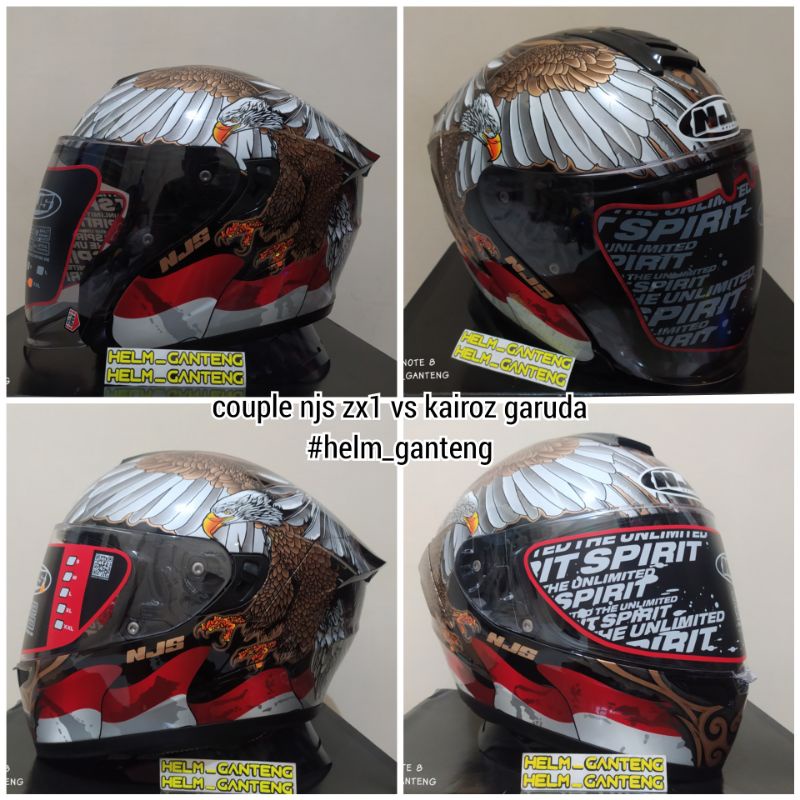 HELM COUPLE NJS ZX1 DAN NJS KAIROZ GARUDA