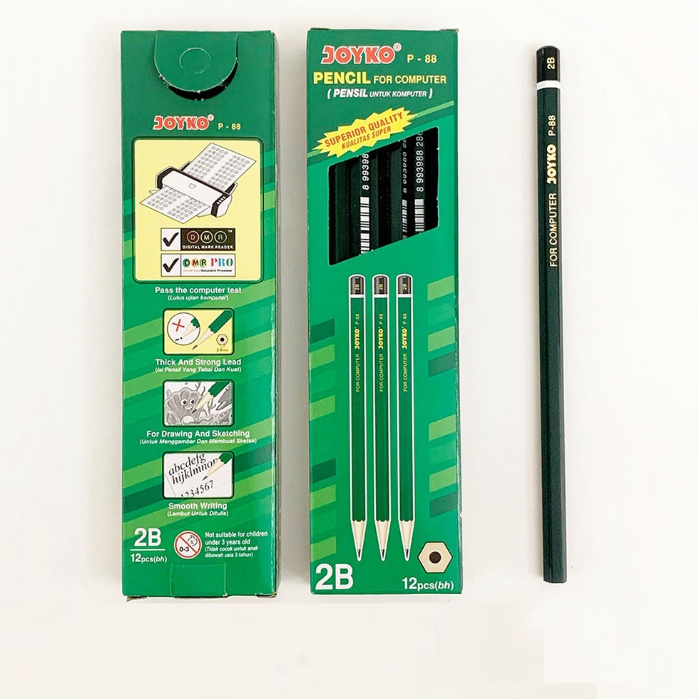 

Pensil Joyko P-88 2B isi 12pcs