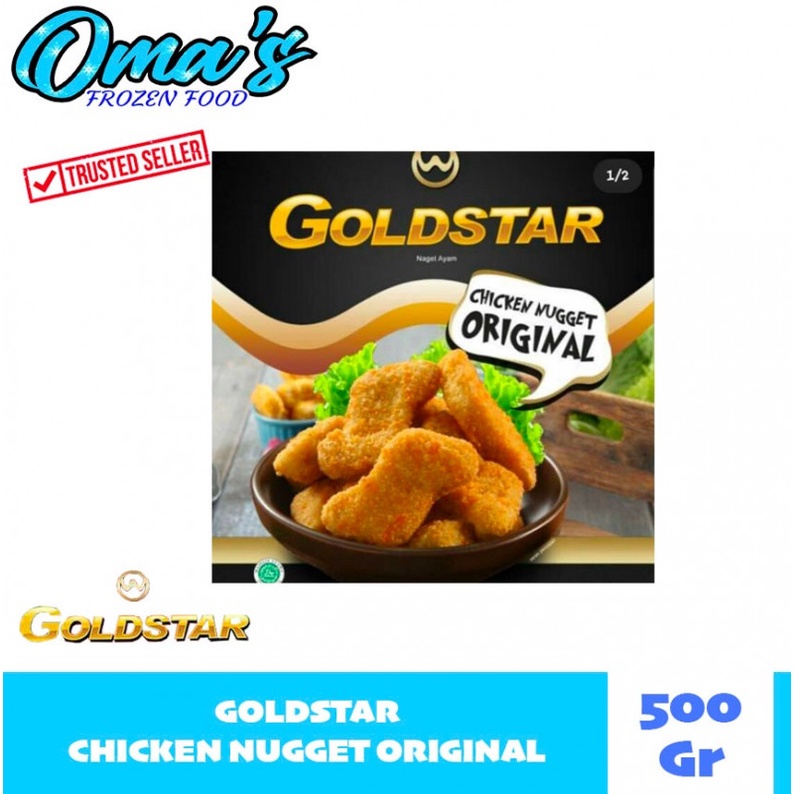 

GOLDSTAR CHICKEN NUGGET ORIGINAL 500 GR