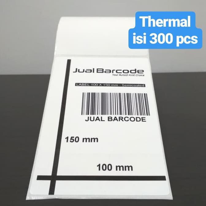 

Buruan Serbu] Kertas Label Thermal 100 X 150Mm Pengiriman Barang 4"X6" ( 300 Pcs)