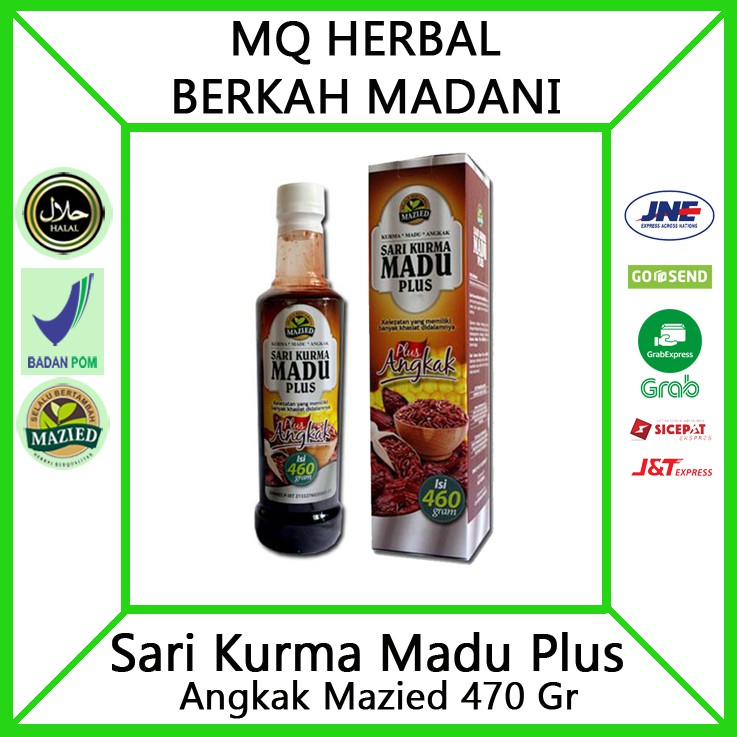 

Sari Kurma Madu Plus Herbal (Angkak) - 470 Gr