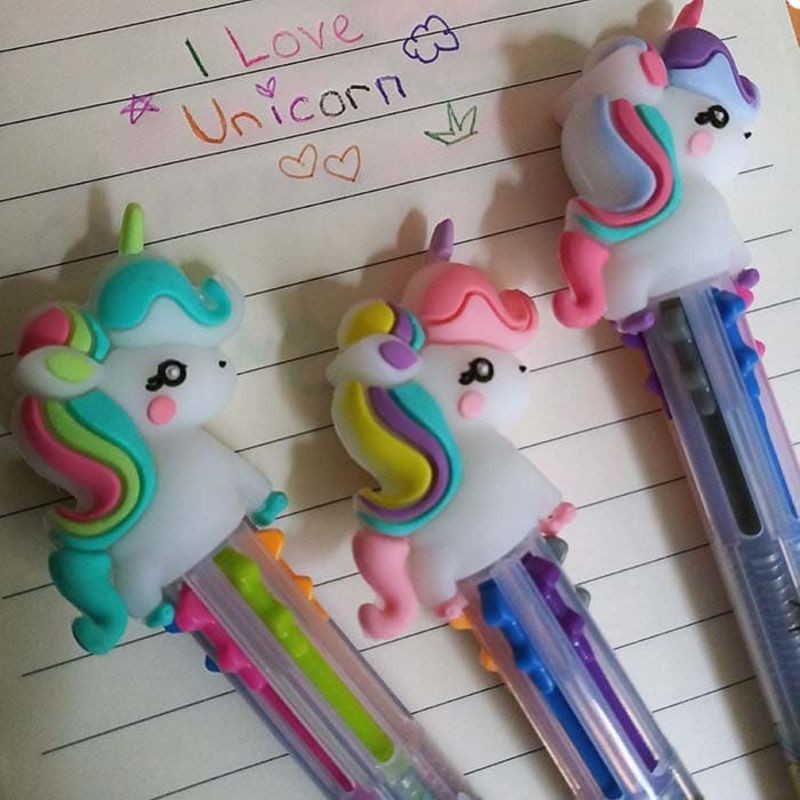 

Pulpen 6 warna / Pen warna-warni - Unicorn Fancy BP8789