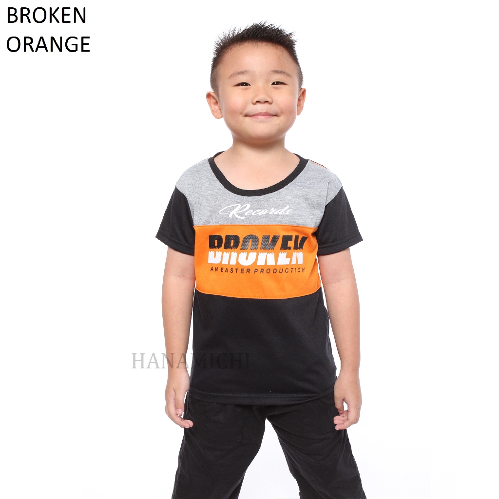 Hanamichi BROKEN Kaos Anak Lengan Pendek