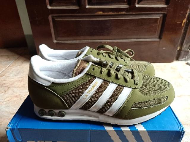 olive adidas trainers