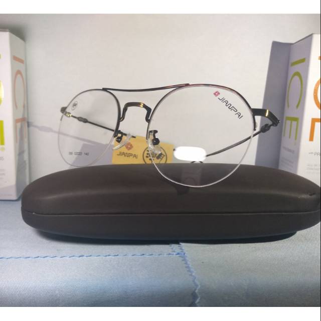 Frame Kacamata Bulat Hits/Terkini Fangshi