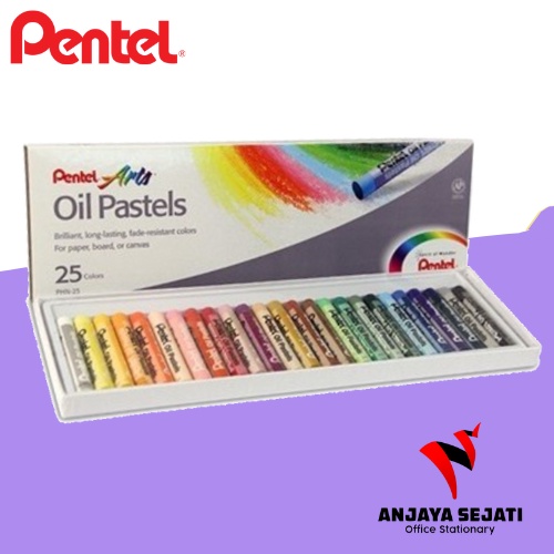 

Oil Pastels | Crayon Pentel 25 Warna