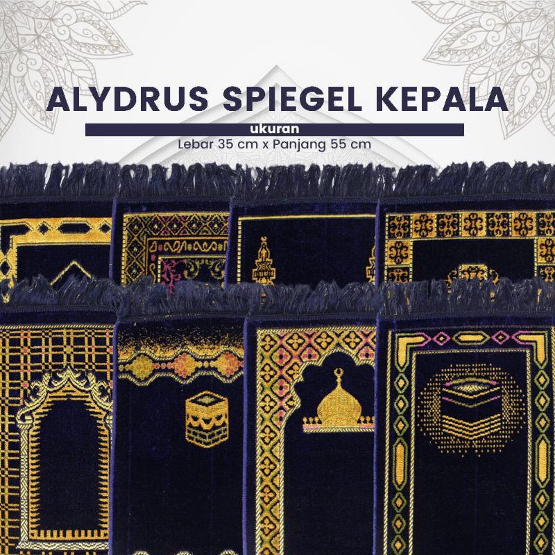 Sajadah Anak Alydrus / Saj Sujud Kepala 35x55