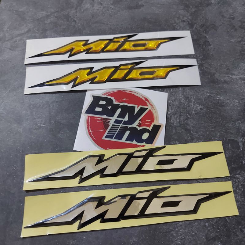 STICKER EMBLEM MIO TIMBUL