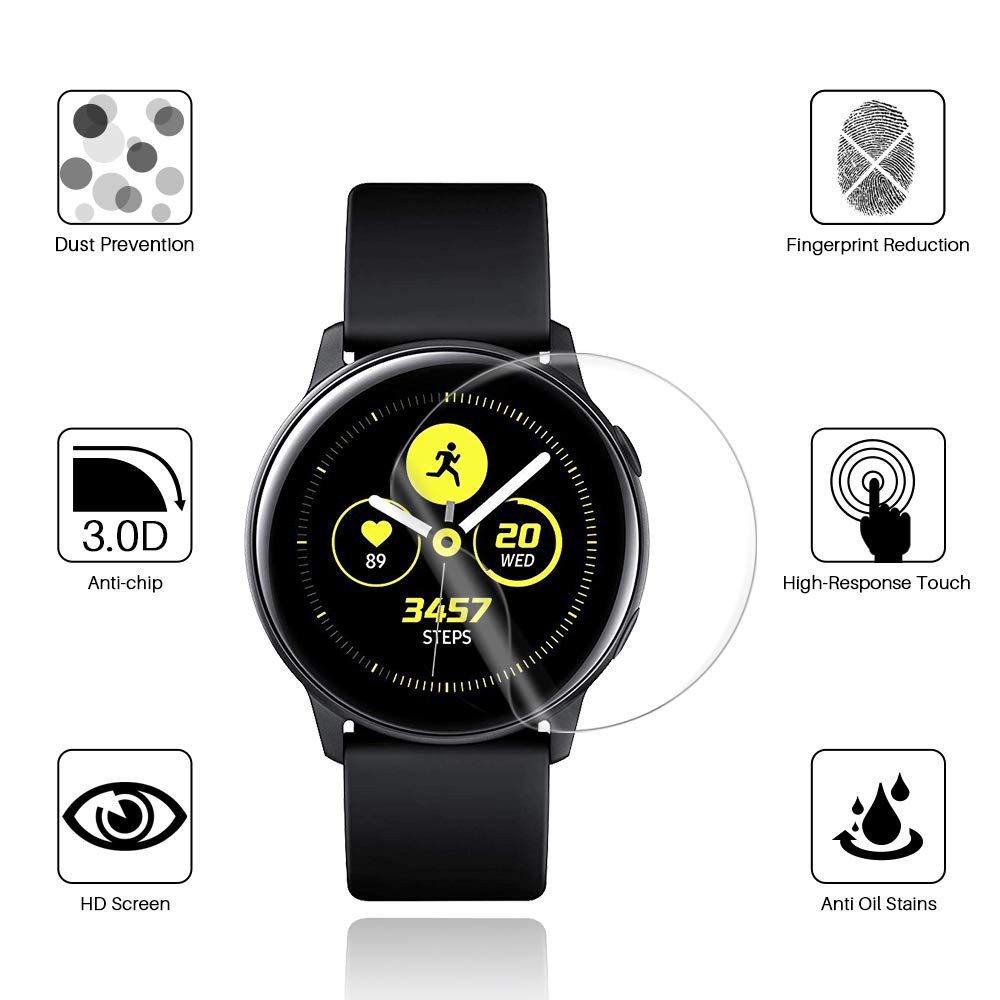 For Samsung Galaxy Watch Active 2 40mm / 44mm HD Clear