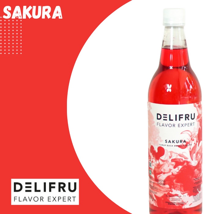 

SAKURA SYRUP 1000ML- DELIFRU FLAVOR SYRUP