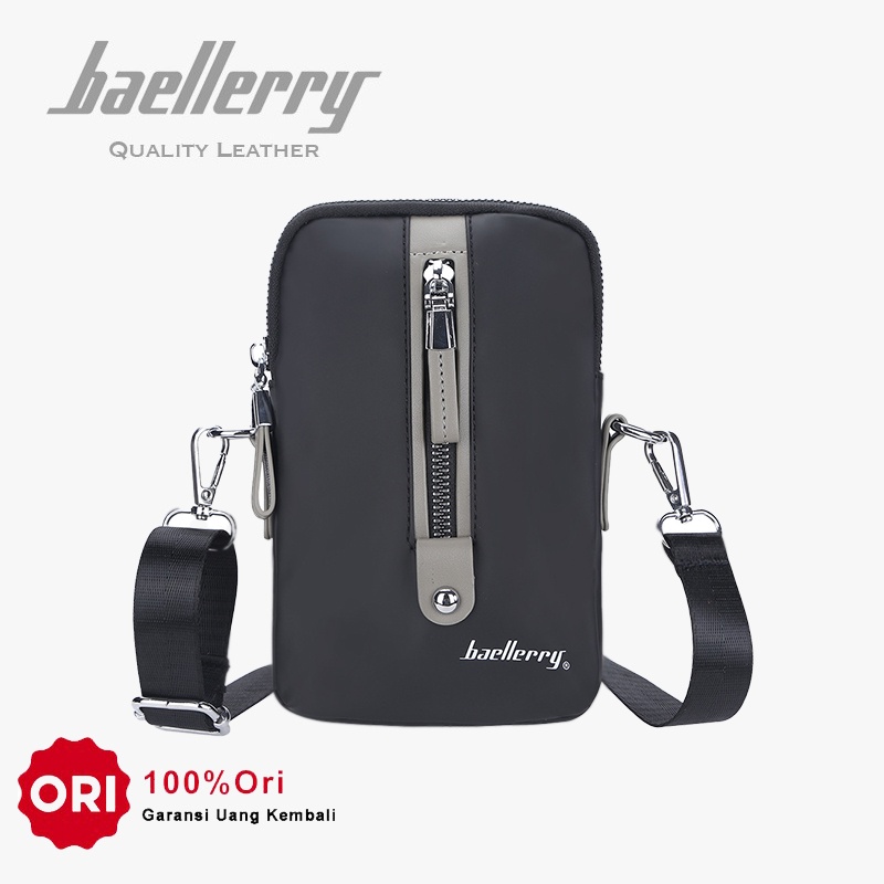 BAELLERRY S6713 Tas Selempang Pria Tas Pinggang Waistbag Bahan Premium WATCHKITE WKOS