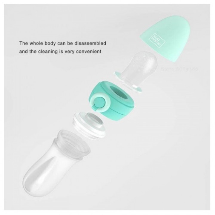 KOLAMAMA Botol Dot Bayi Squeezable Fruit Vegetable Self Feeder KDN01