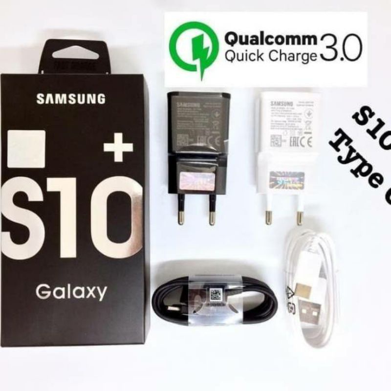 CHARGER SAMSUNG TYPE C S10 PLUS S10+ - CHARGER SAMSUNG TYPE C A50 A21S -