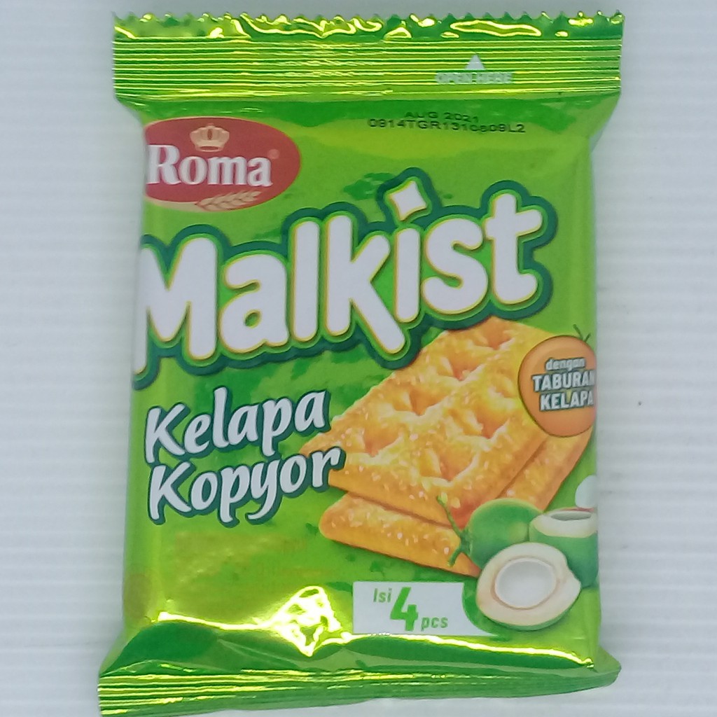 

Roma Malkist Kelapa Kopyor 25 gram