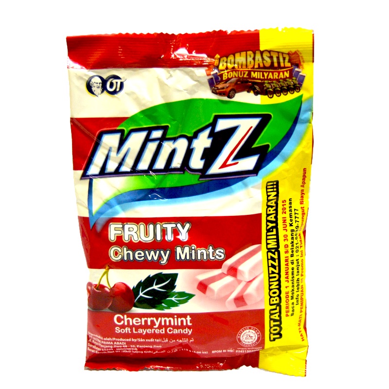 

Mintz Permen Cherrymint 115Gr