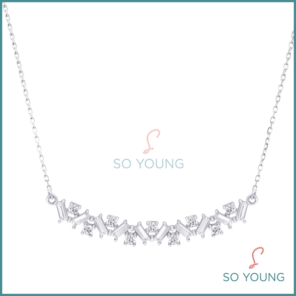 Kalung Sandra Dewi Gold Baguette Collection NC200137 Kadar 18K