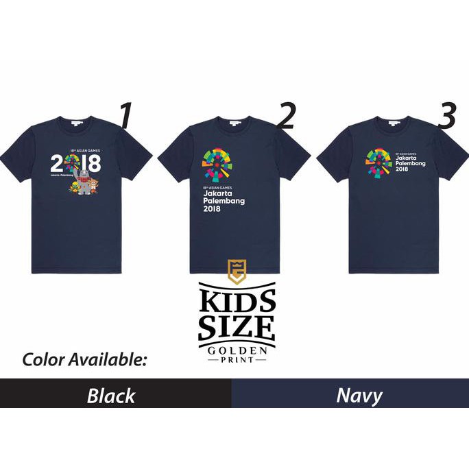 Asian games 2018 Jakarta Palembang / kaos Asian Games / kaos Jokowi