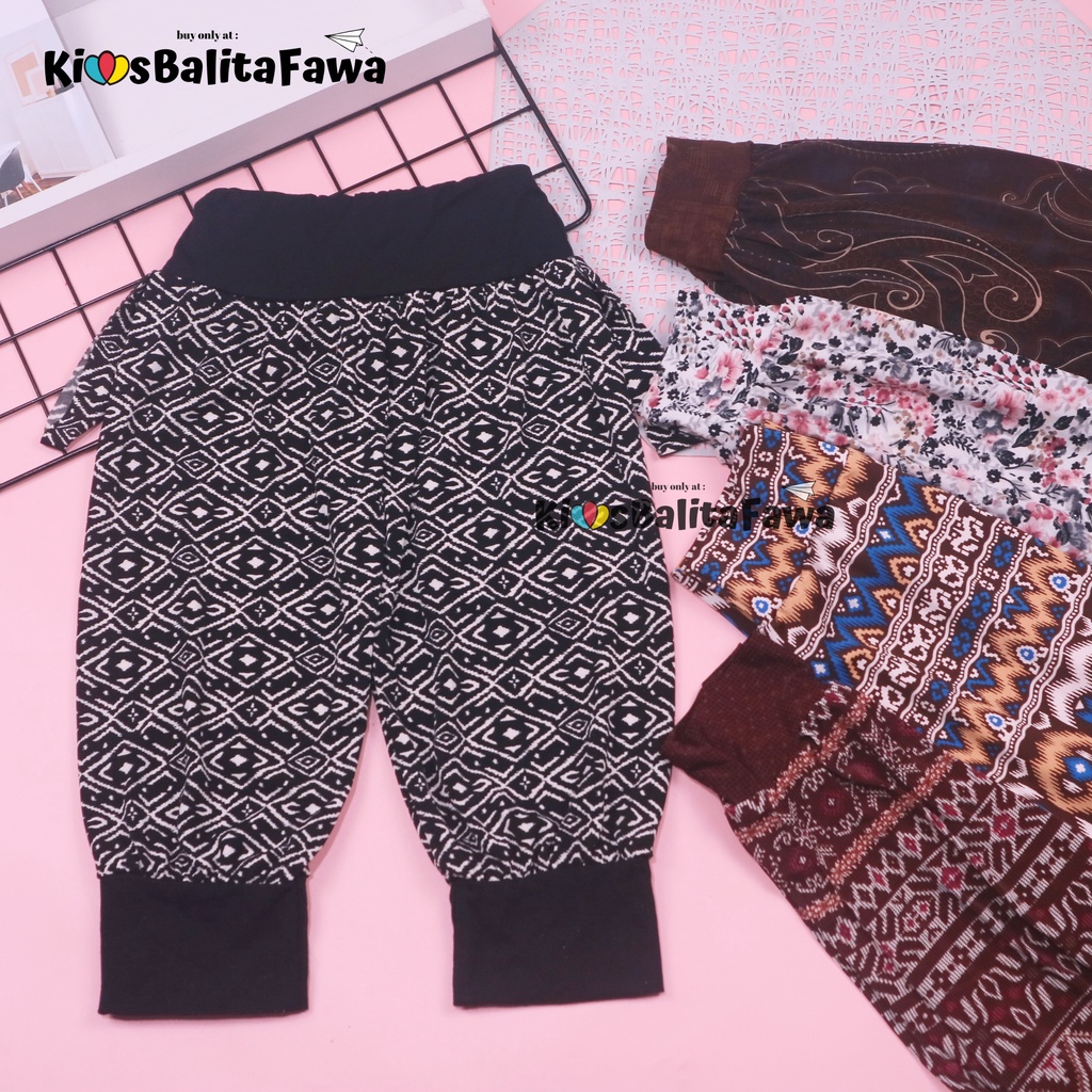 Aladin Carlissa Anak 7-8 Tahun / Celana Anak Perempuan Murah Pants Harian Cewek Bahan Adem Lucu