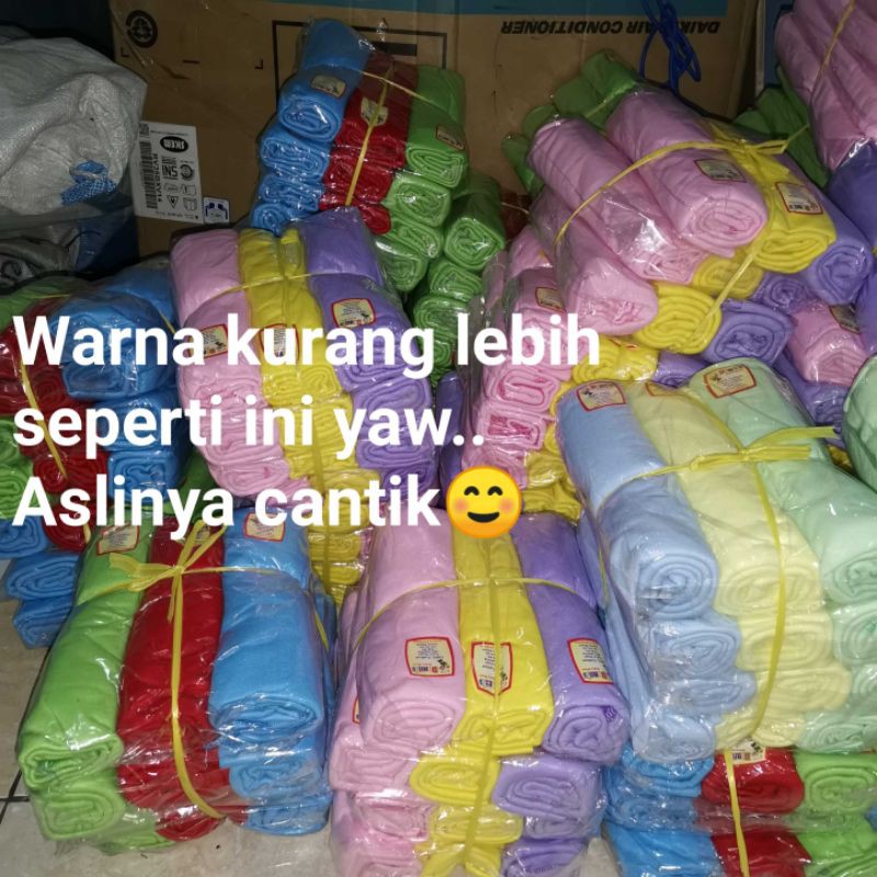 Bedong bayi polos isi 3 pcs / Bedong bayi rainbow