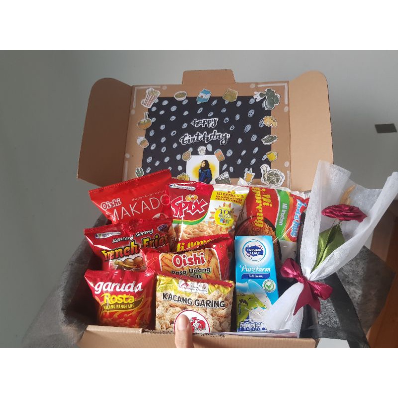 

Snack Buket Snack Box Murmer kece aestetic dan vintage banget
