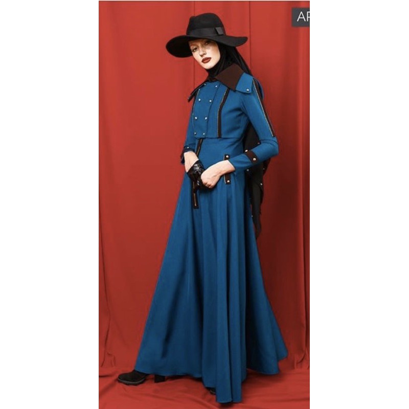 DRESS MUSKIMAH ELEGANT Arizona Dress by Lva Daily Gamis Toska Dress Muslimah Premium original