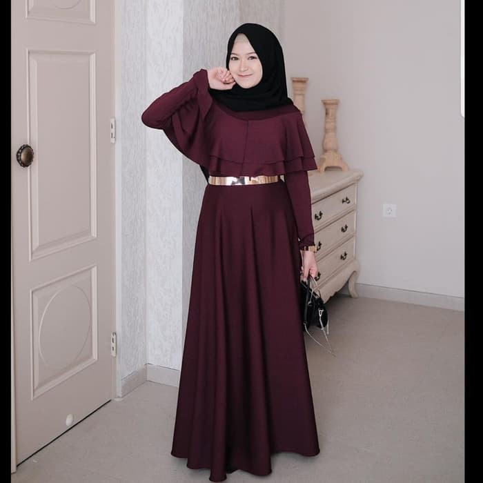 maura gamis dress polos muslim