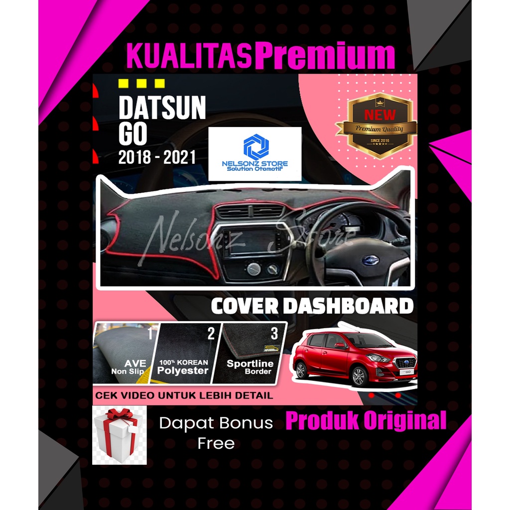 COVER DASHBOARD DATSUN ALL NEW GO ALAS DASHBOARD AKSESORIS DASHBOARD INTERIOR MOBIL PELINDUNG DASBOR