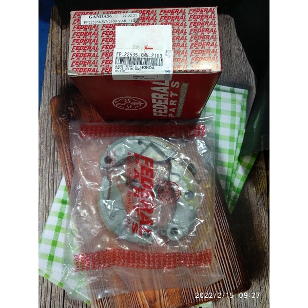 Kampas Ganda Assy Vario Techno 125 Federal FP22535KWN2100 (GANDA56)