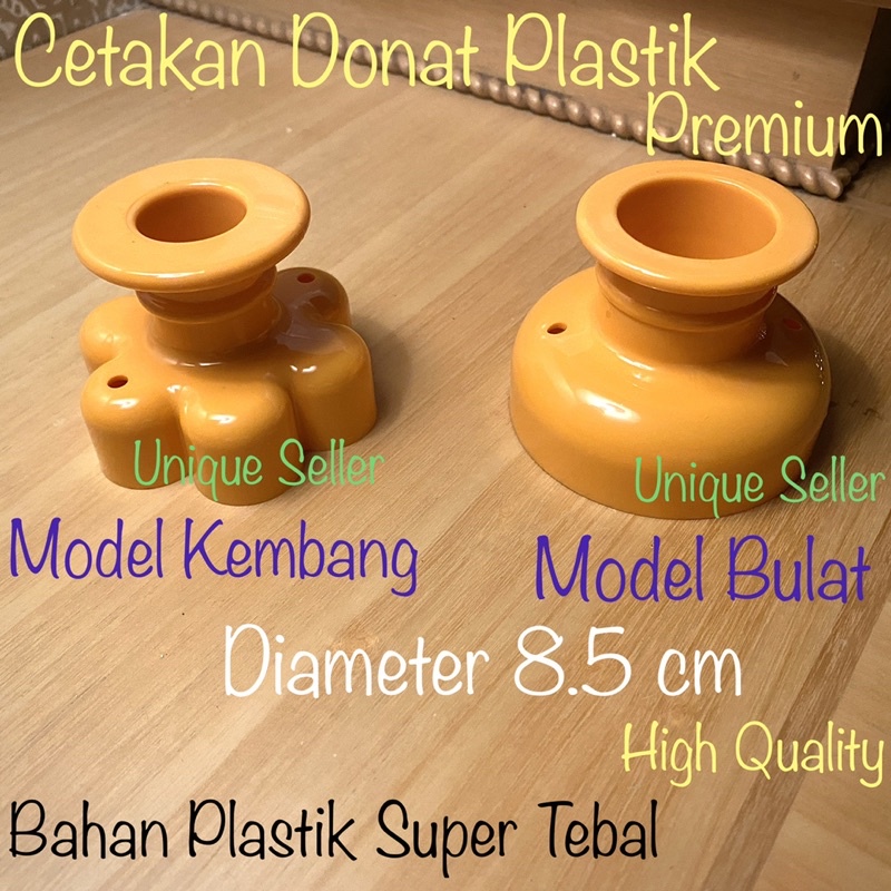 Cetakan Donat Jco Model Kembang Bulat Hati / Cetakan Donat Plastik / Donut Cutter Plastik Tebal / Doughnut Cutter / Cetakan Donut Plastik