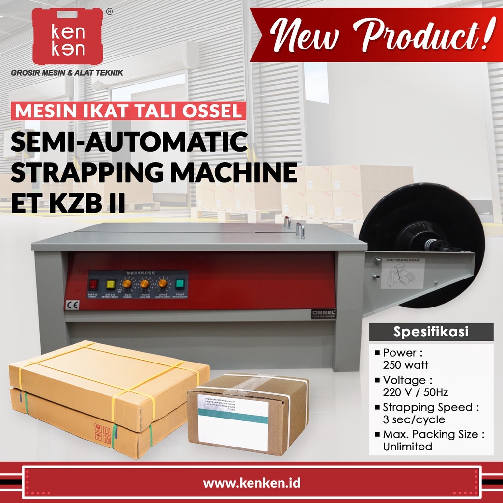 

Mesin Strapping KZB-II Mesin Ikat Dus KZB-II Mesin Packing Kardus Ossel