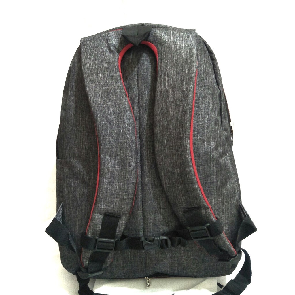 Polo Regsno Tas Ransel Pria Dan Wanita Tas Punggung Backpack - Grey