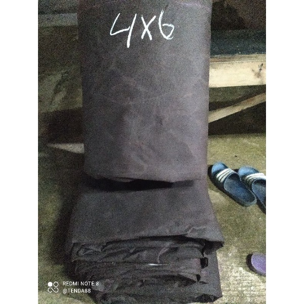 TERPAL KAIN KANVAS, TUTUP MOBIL  TRUCK ASPAL BATUBARA UKURAN 4X6 DAN 4X7