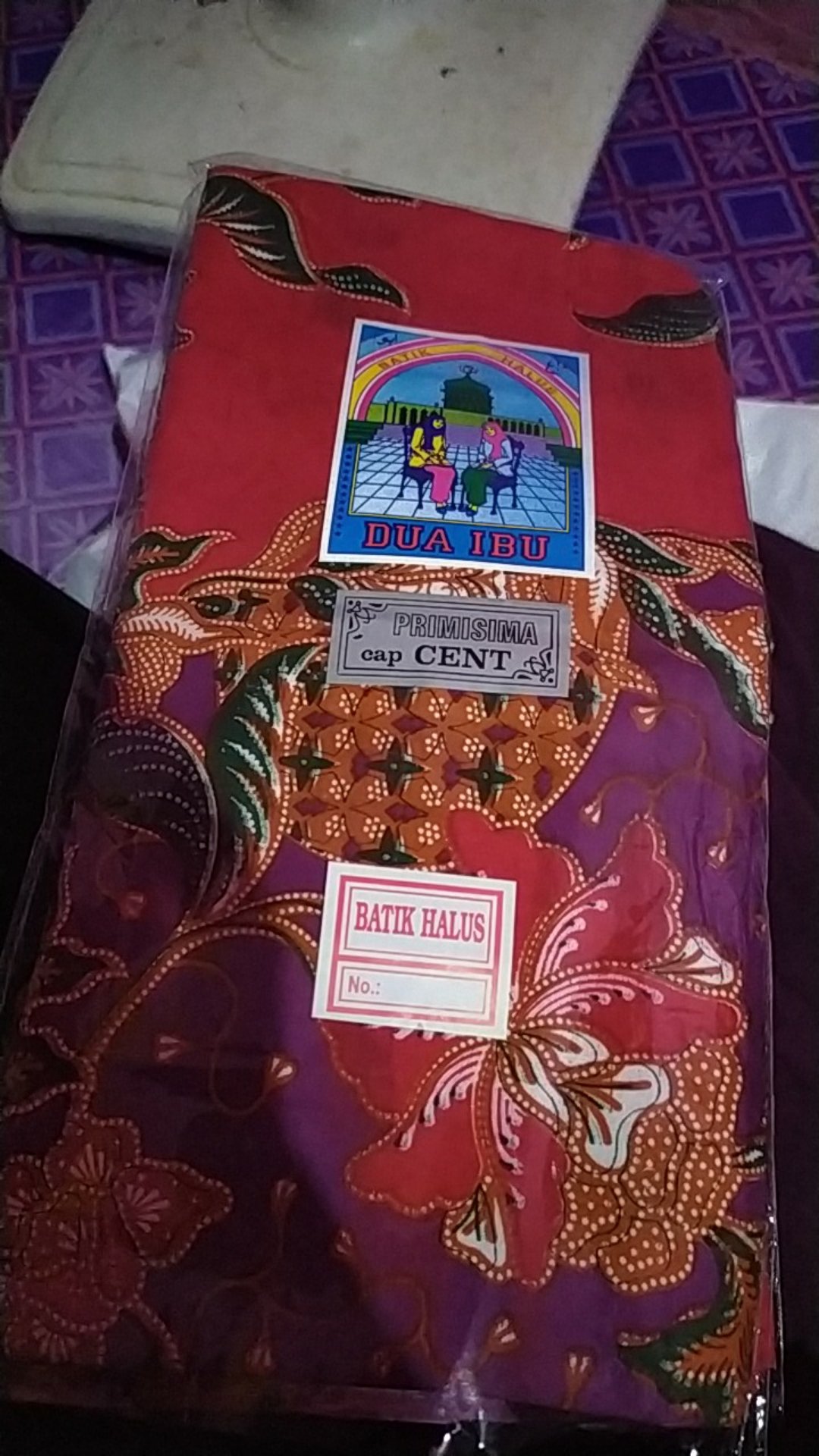 Sarung Murah Bagus  Batik Wanita Cap Cent Sudah Jahit Siap Pakai
