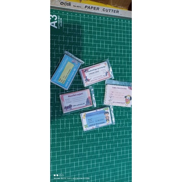 

24pcs sticker label nama buku mata pelajaran