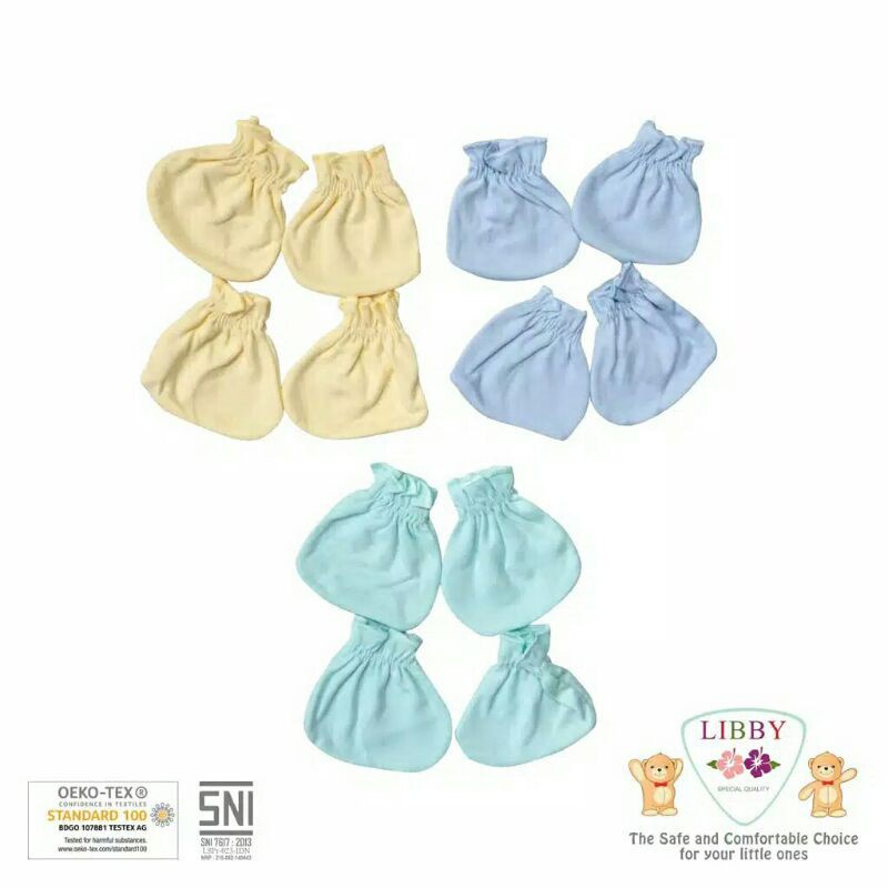 Libby Sarung Tangan Kaki Newborn Polos