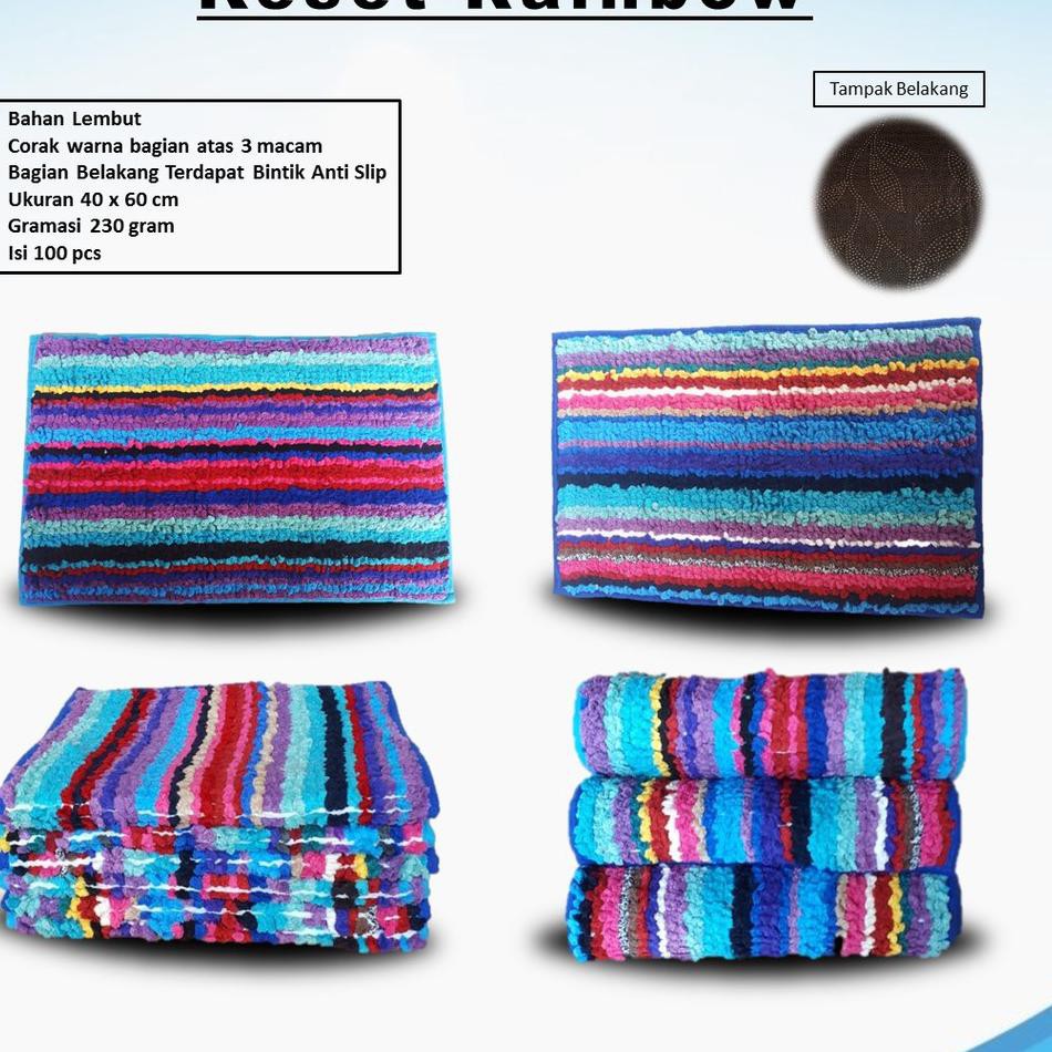 

Mutu b3rkuatitasKESET RAINBOW ANTI SLIP UKURAN 40 x 60 cm StokS @d@.trimss