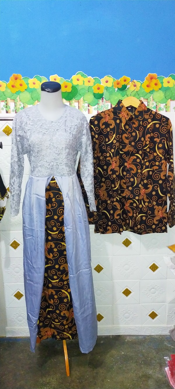 (ori & Busui_8 Varian Warna) Batik Couple Princes Hayunda Sarwendah Gamis  Modern - Bg049