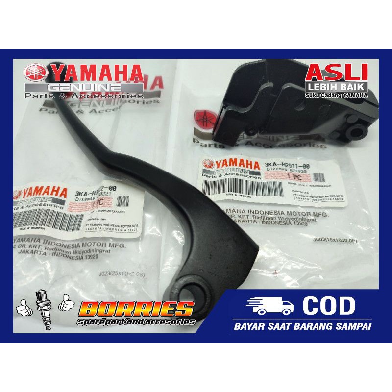 DUDUKAN RUMAH PLUS HANDLE KOPLING RX KING SCORPIO YAMAHA ORIGINAL