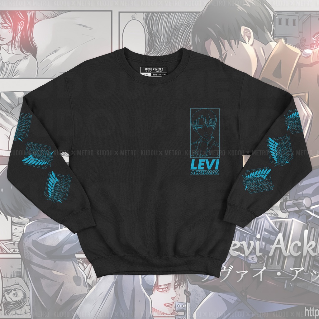 Crewneck Levi Special Corps Anime Manga Attack On Titan SNK