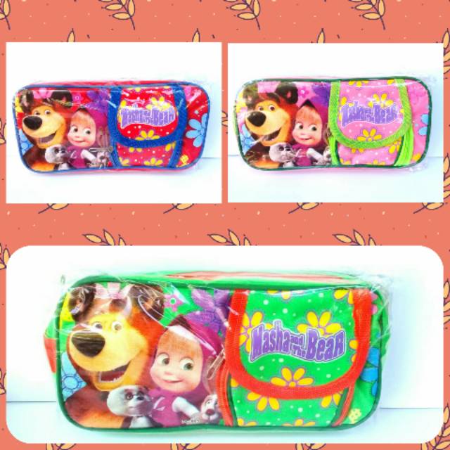 

Kotak pensil motif Marsha