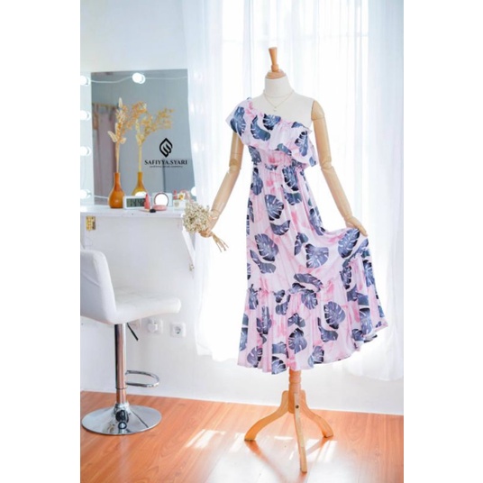 SABRINA DRESS by Safiyya Syari Daster Bumil Busui Kekinian dengan 4 look yang berbeda daster stylish