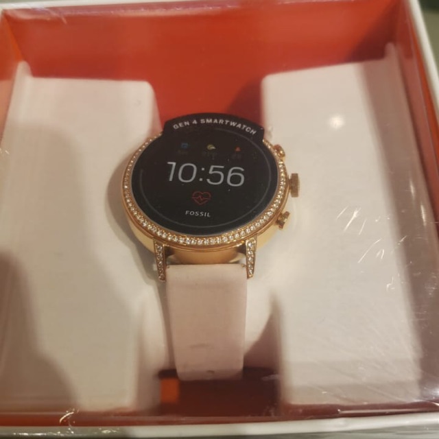 FOSSIL GEN 4 SMARTWATCH - VENTURE HR BLUSH LEATHER - FTW6015