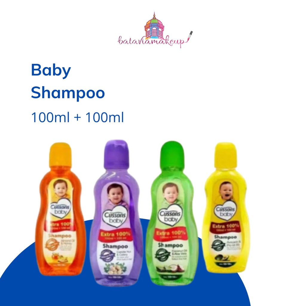 Cussons Baby Shampoo 100ML+100ML/Shampoo Bayi/Sampo Bayi/Perawatan Rambut Bayi