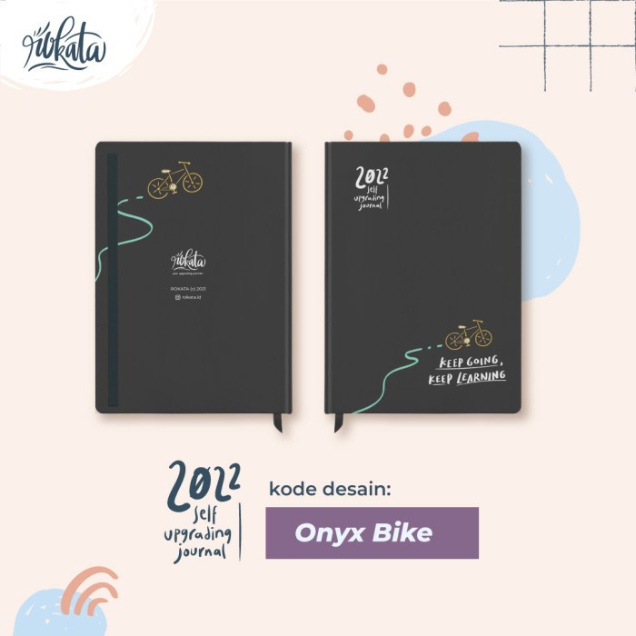 

[RESTOCK] Ready ! Buku Agenda Planner 2022 Self Upgrading Journal By ROKATA - Hitam
