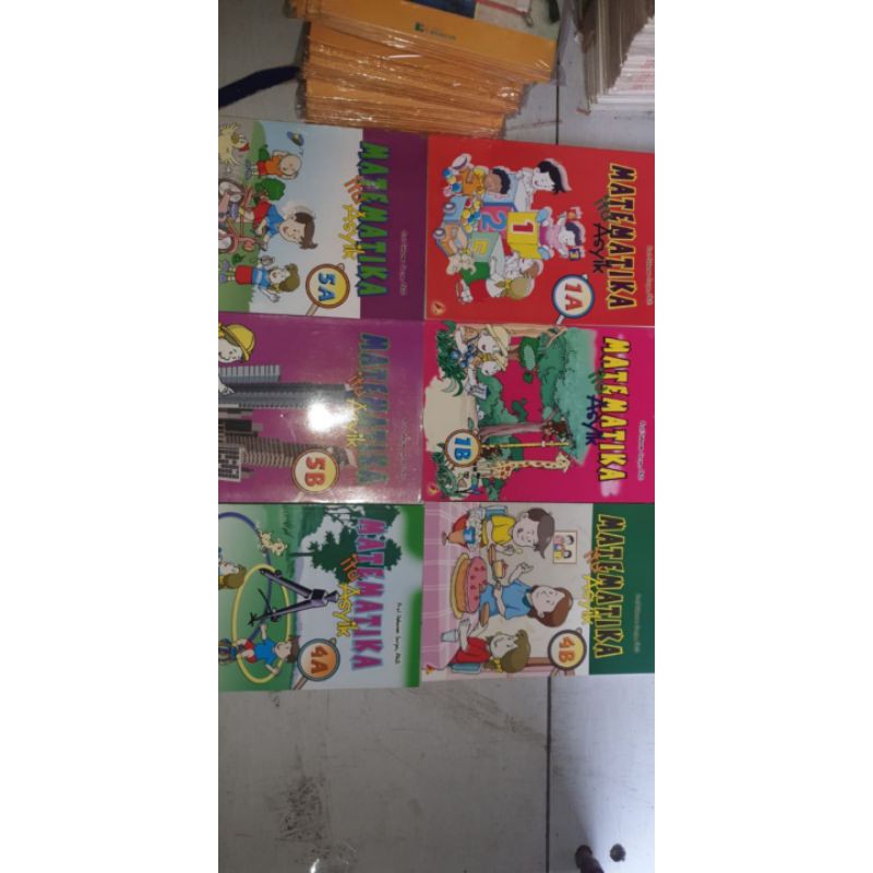 Buku Matematika Prof Yohanes Surya kelas 1, 4 dan 5