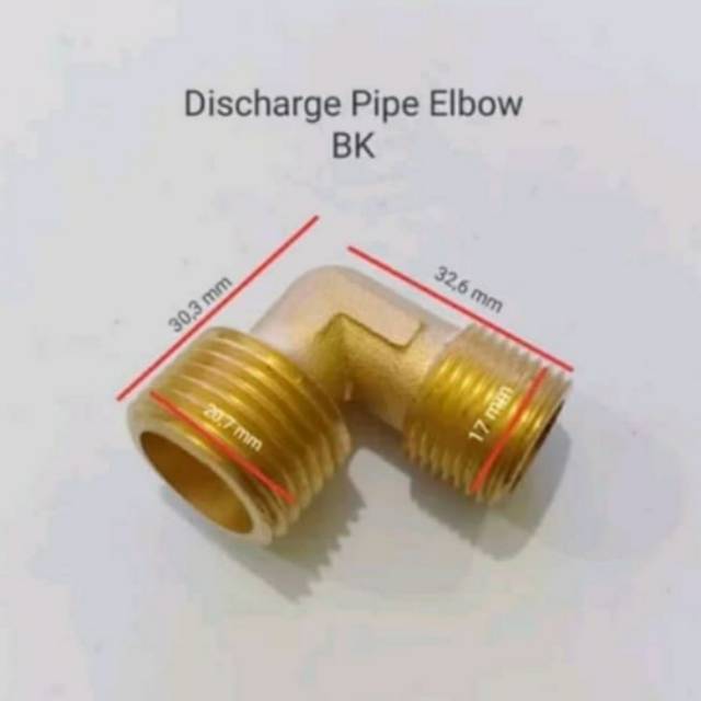 Discharge Pipe Elbow BK