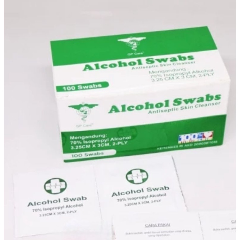 Tisu basah antiseptik untuk sterilisasi Alkohol Pads