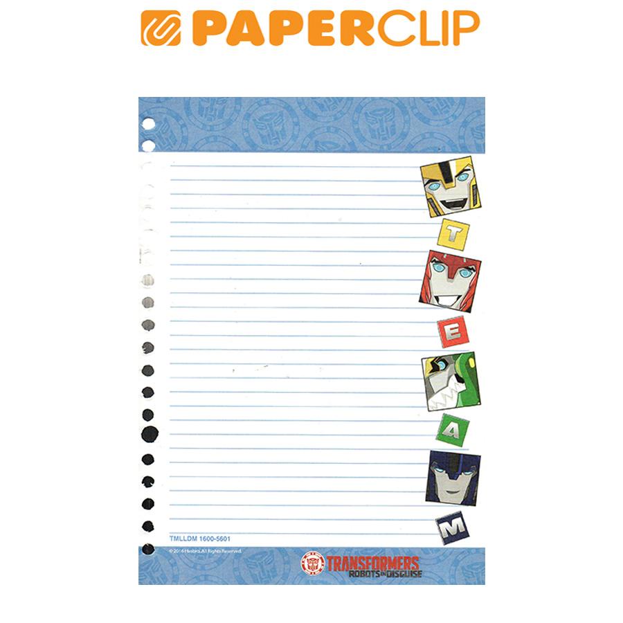 

LOOSE LEAF A5 TRANSFORMERS ADINATA 1600-5601