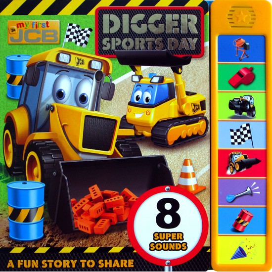 My First JCB Digger Sports Day Super Sound Book with 8 Super Sounds